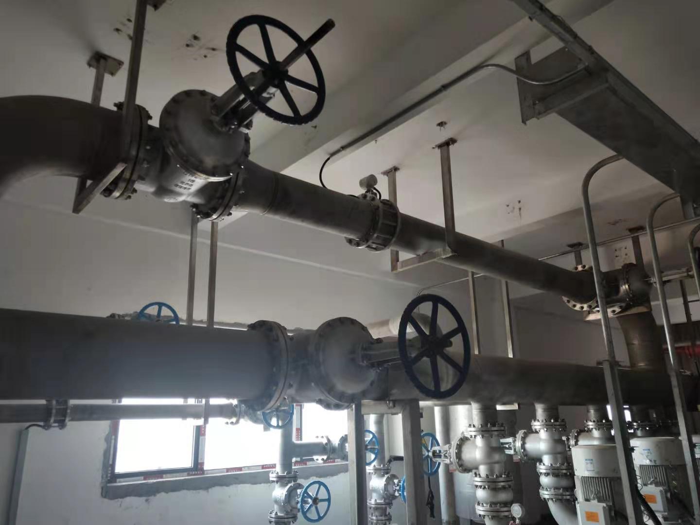 渦街流量計的安裝現場